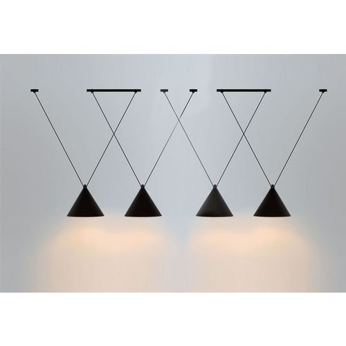 Viseća stropna svjetiljka u stilu LOFT crna App548-2cp slika 4