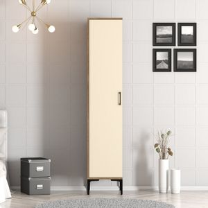 Kumsal S - Walnut, Cream Walnut
Cream Wardrobe