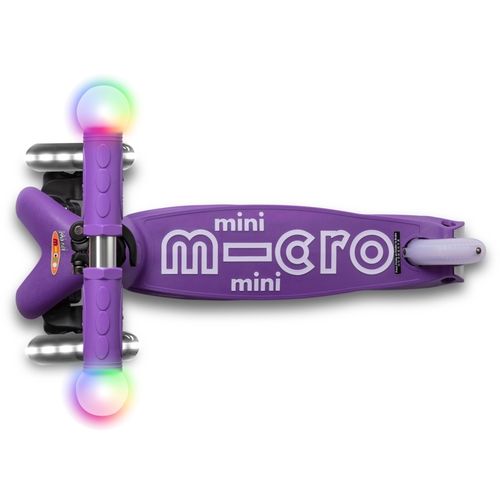Micro Romobil Mini Deluxe Magic LED, Purple  slika 3