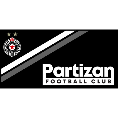 STEFAN peškir za plažu Partizan - football club slika 1