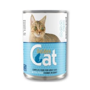 Hrana za mačke 415gr riba - GOLDEN CAT