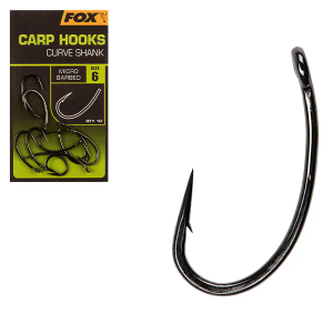 Fox udica Carp Hooks Curve Shank #6 (CHK233)