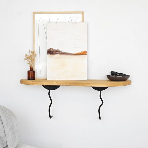 Edera - Black, Oak Black
Oak Wall Shelf slika 4