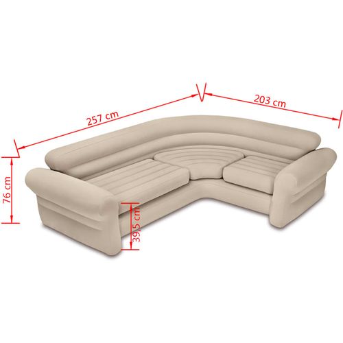 Intex Kutna Sofa / Kauč na Napuhavanje 257x203x76 cm 68575NP slika 12