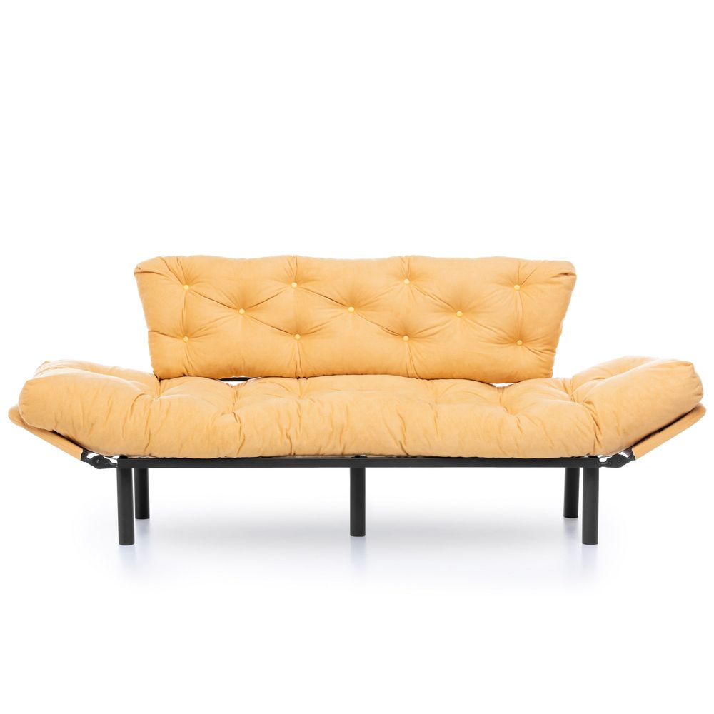 Nitta Triple - Mustard Trojnsjed - Sofa na Razvlačenje slika 7
