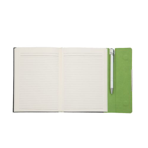 VELVET Notes sa magnetnim preklopom A5 - Lime VELVET slika 3