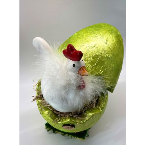 7 seas 365 ukrasno Uskrsno zeleno jaje - koka, 18 cm slika 1
