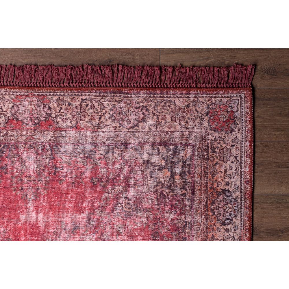Blues Chenille - Crveni AL 119 Višenamjenski Tepih (75 x 230 cm) slika 4