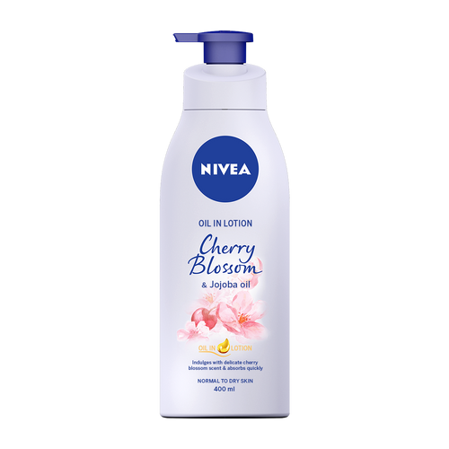 NIVEA Body cherry blossom & jojoba oil losion za telo 400ml slika 2