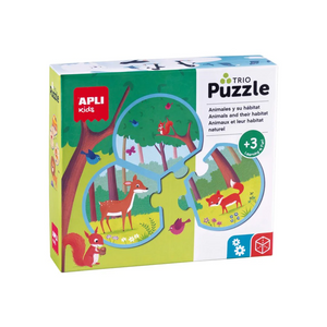 APLI kids Trio puzzle - životinje