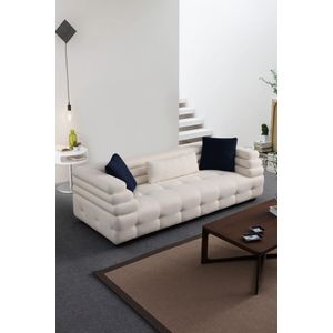 Boston 3 - Bijela 3-sjedalna Sofa