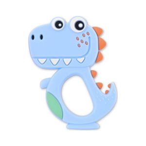 Lorelli Silikonska Glodalica Za Bebe Dino - Lucky Blue