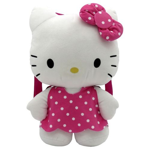 Hello Kitty pink plush backpack 35cm slika 1