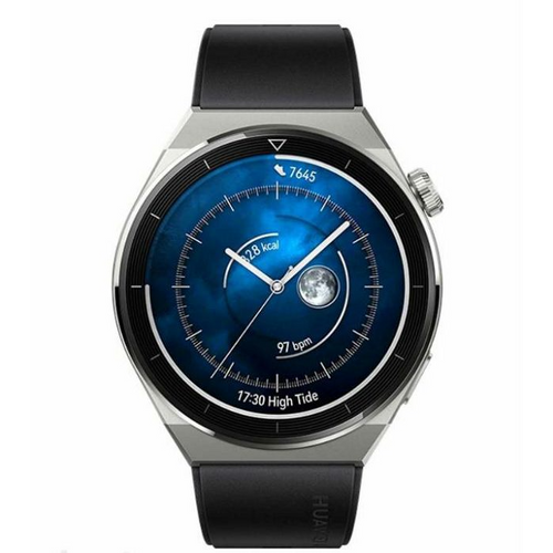 Huawei Watch GT 3 Pro 46mm Silicon Black Fluoroelastomer Strap slika 1