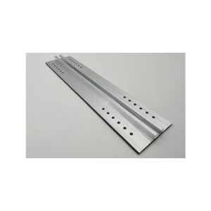 Trapezoidal rail 400 mm / FLAT (13mm), EPDM 201.031.400-BK-GL