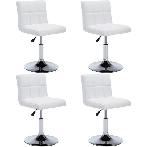 Blagovaonske stolice od umjetne kože 4 kom bijele slika 18