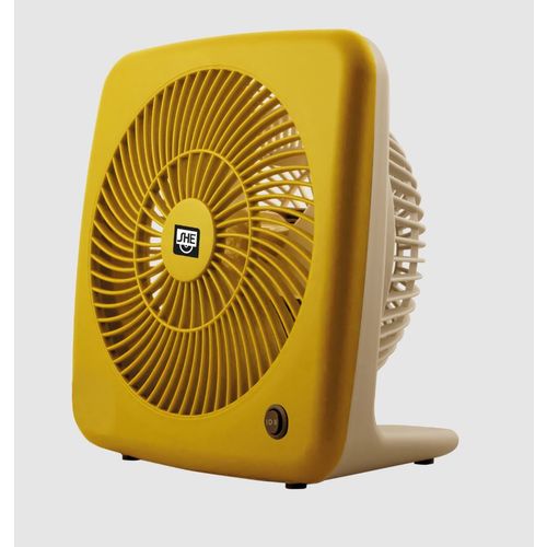 SHE ventilator za pod ili stol 2u1 30W žuti slika 1