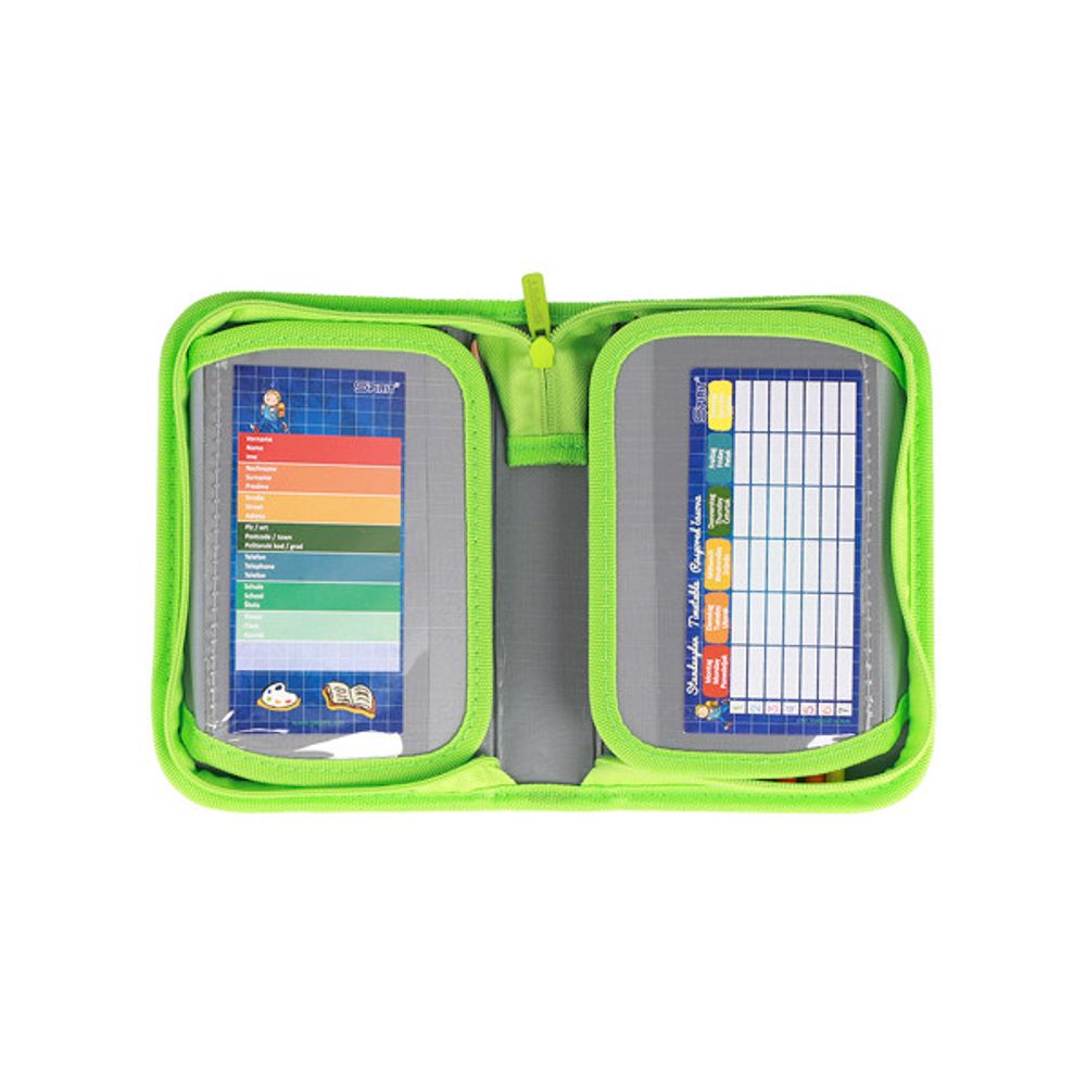 Spirit puna pernica ''ABS GREEN'', 1-Zip, 28 komada pribora (olovke, bojice, folmasteri itd) slika 2