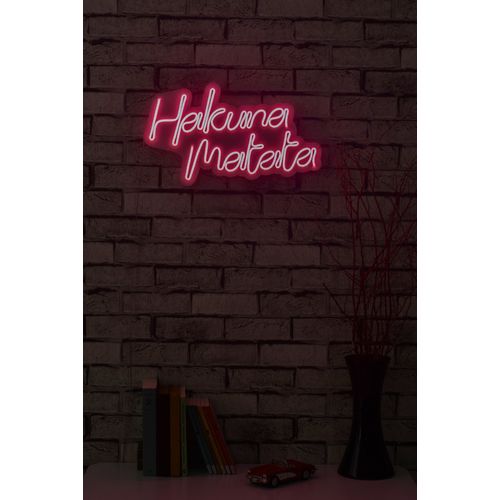 Wallity Ukrasna plastična LED rasvjeta, Hakuna Matata - Pink slika 11
