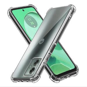 Techsuit Shockproof Clear Silicone prozirna maskica otporna na udarce za Motorola Moto G54