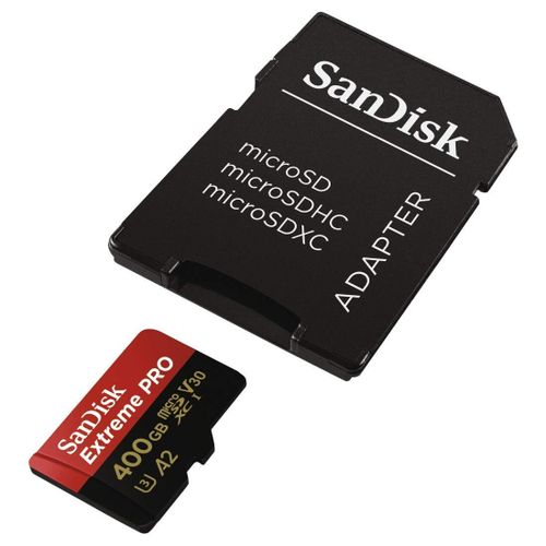 SanDisk Extreme Pro microSDXC 400GB + SD adapter + Rescue Pro Deluxe 170MB/s A2 C10 V30 UHS-I U3 slika 3