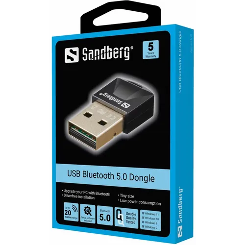 Bluetooth adapter Sandberg 5.0 Dongle 134-34 slika 2