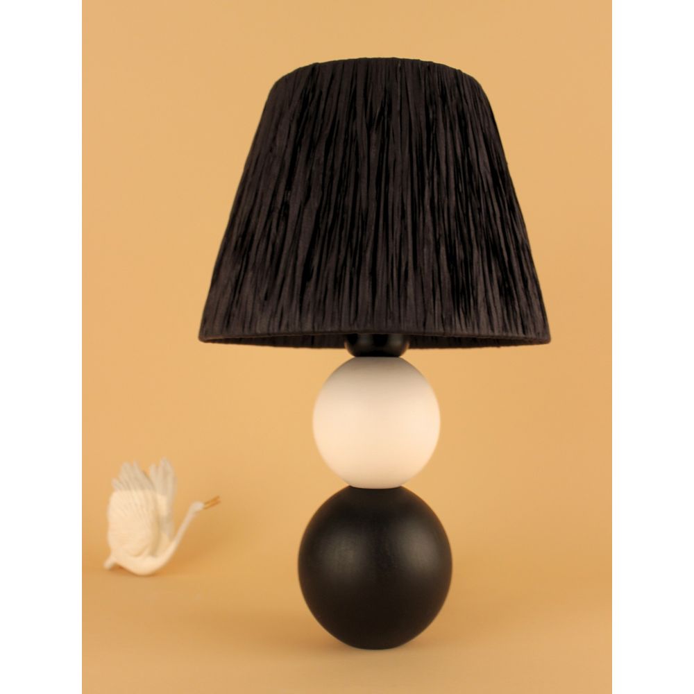 YL618 Crna i Bijela Stolna Lampa slika 1