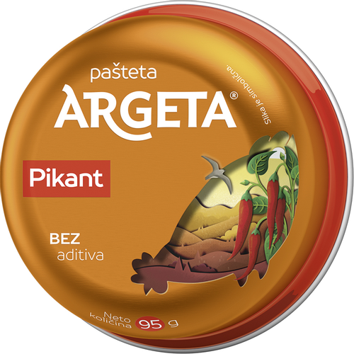 Argeta Pikant pašteta 95g  slika 1