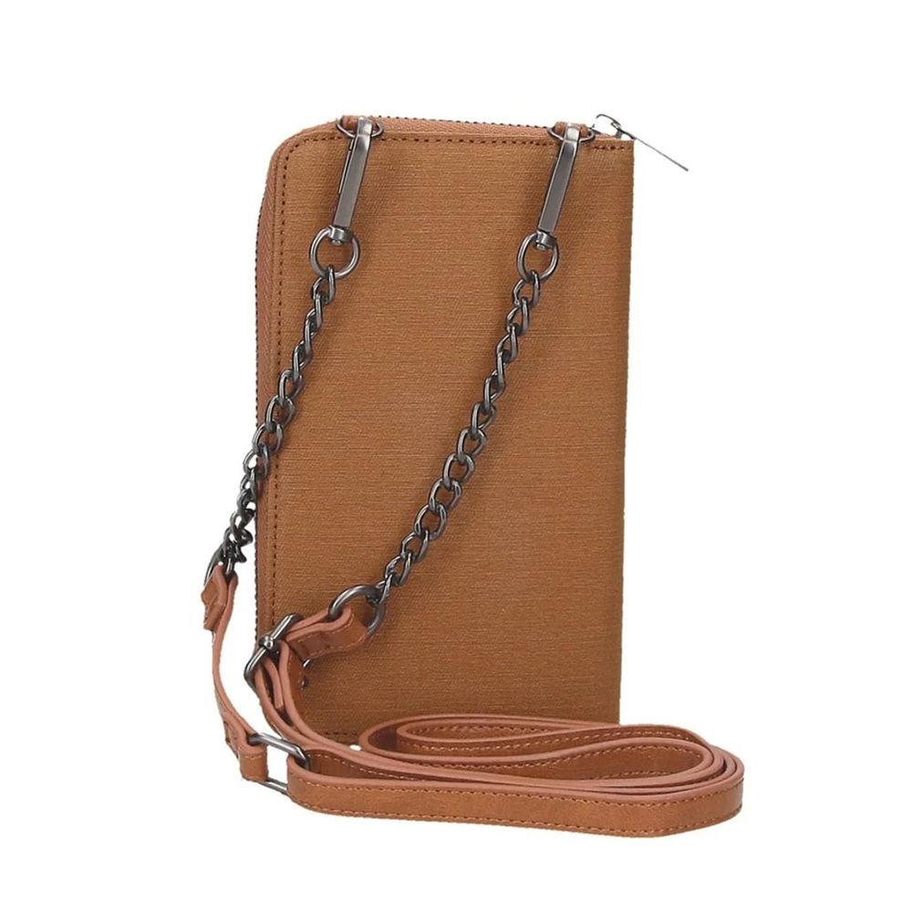 Pepe Jeans torba na rame za mobilni Biker, braon slika 2