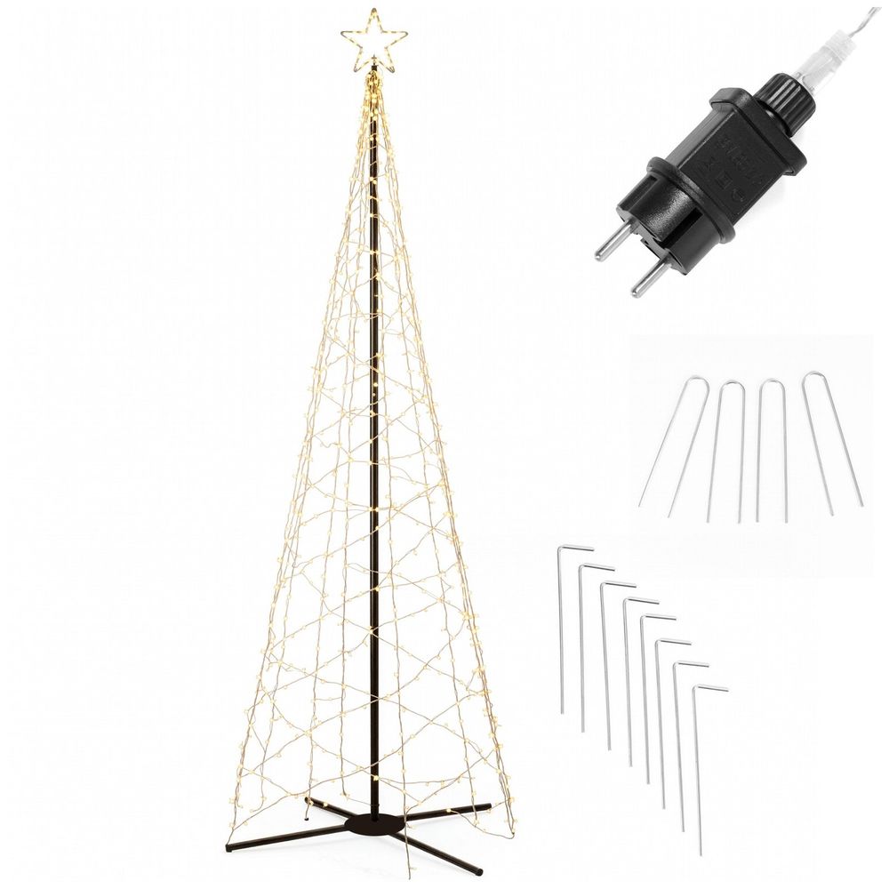 Cl4154 božićno drvce 480 led 3 m slika 2