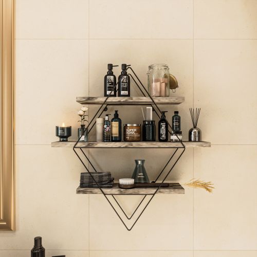 Dekoryum OakBlack Wall Shelf slika 7