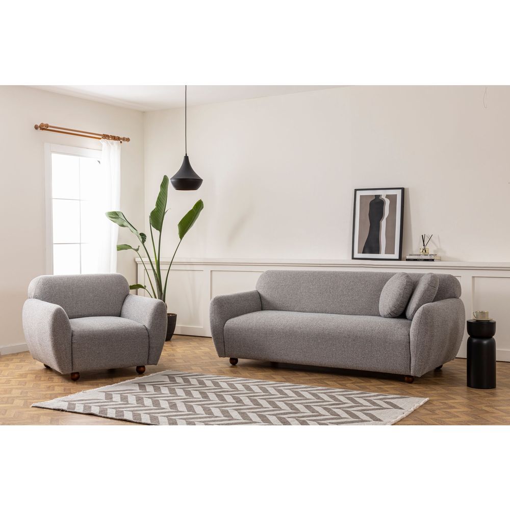 Eddy - Svijetlosivi Wing Chair slika 2