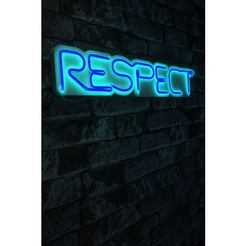 Wallity Ukrasna plastična LED rasvjeta, Respect - Blue slika 8