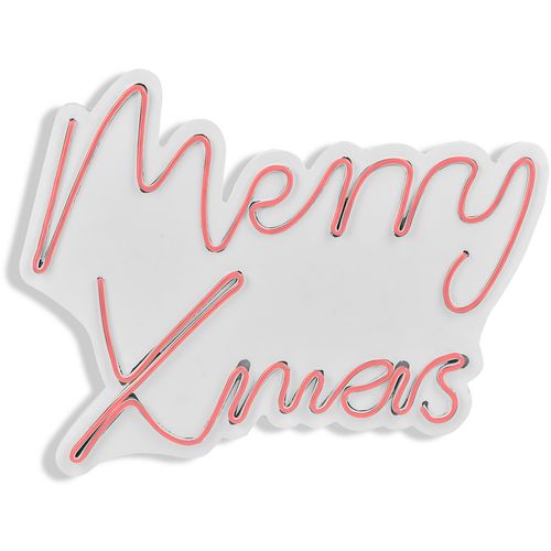 Wallity Ukrasna plastična LED rasvjeta, Merry Christmas - Pink slika 6