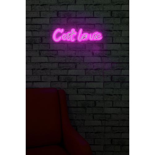 C'est La Vie - Pink Pink Decorative Plastic Led Lighting slika 3