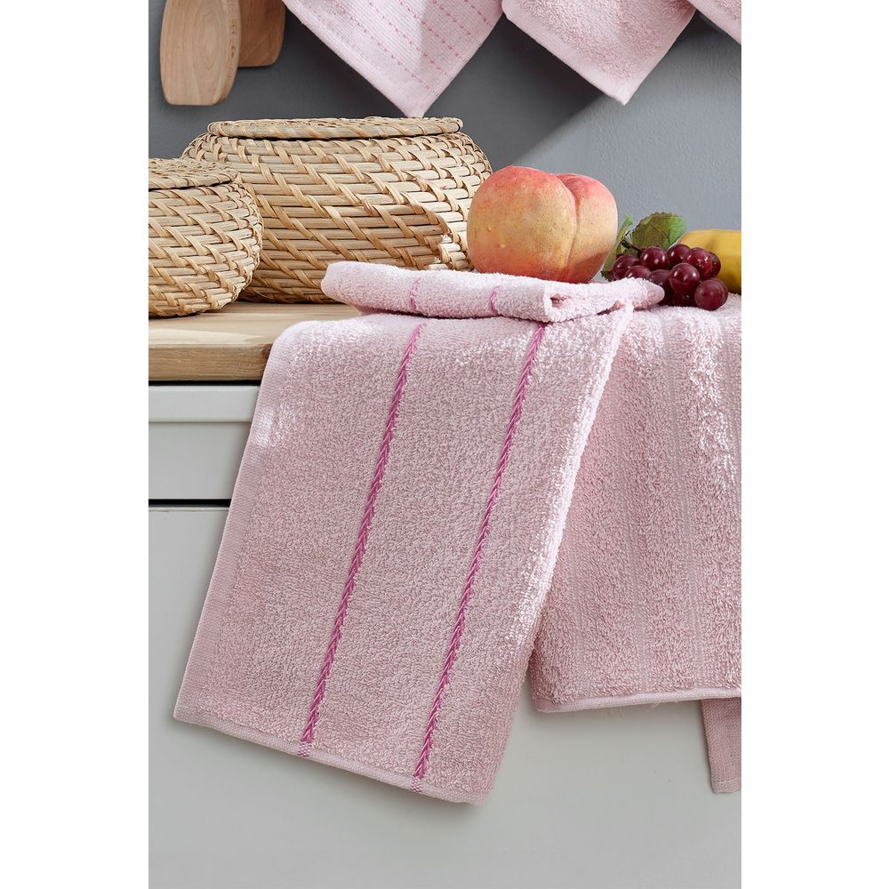 Set peškira za pranje (6 komada) Sofya - boje: Praškasta slika 2