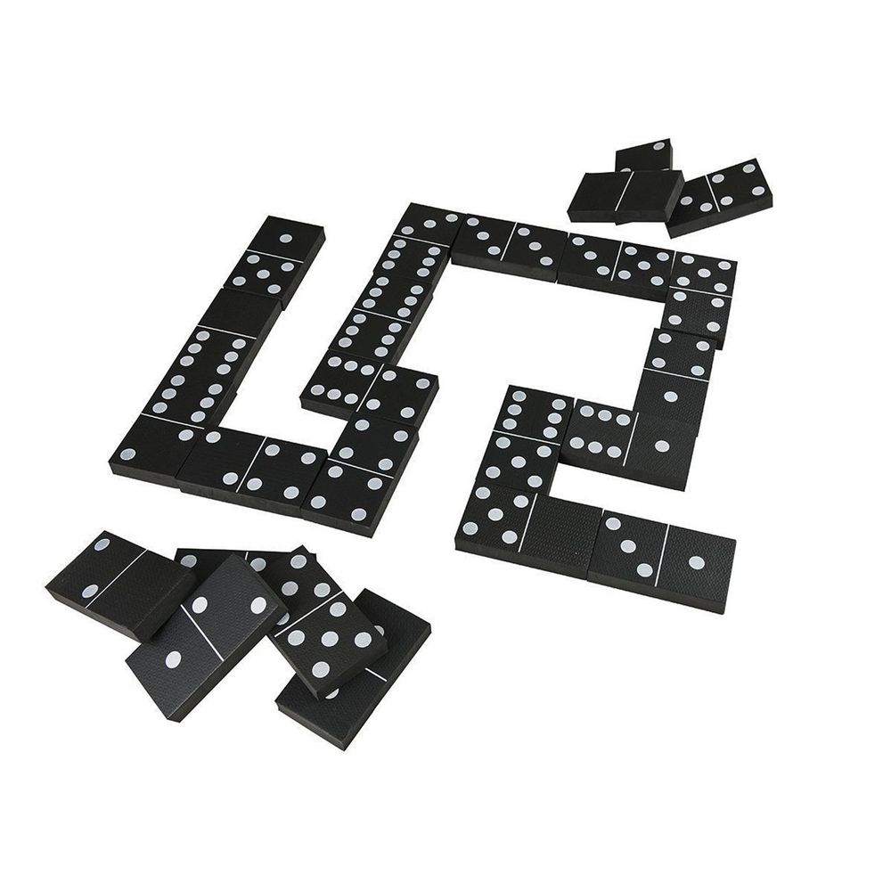 Domino klasični crni set od 28 pločica slika 2