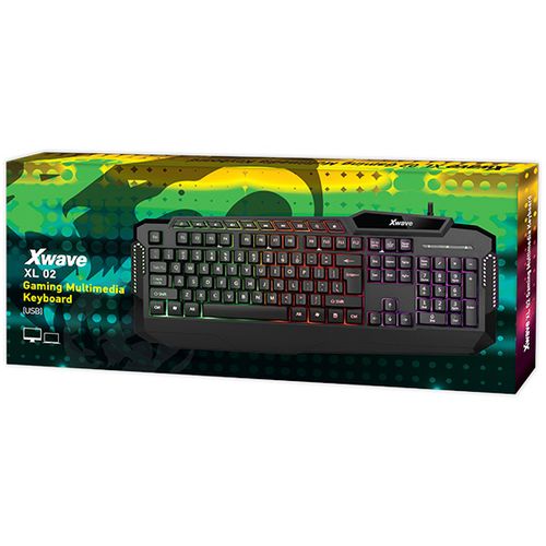 Xwave XL 02 Tastatura gejmerska multimedijalna sa RGB pozad.osvetljenjem,USA slika 5