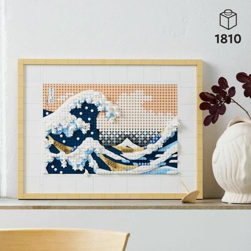 Igra Gradnje Lego Hokusai La gran ola de Kanagawa Pisana slika 3