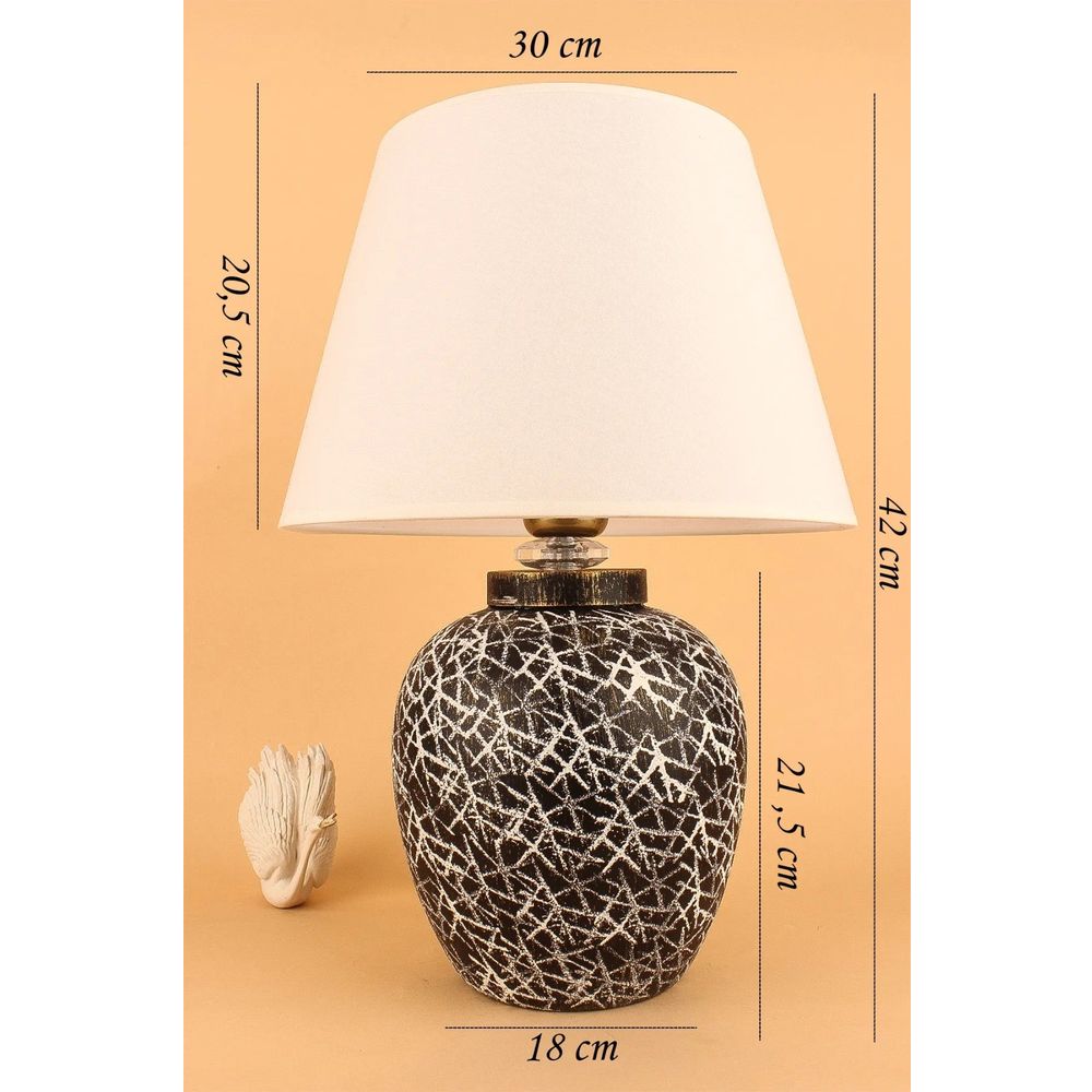 YL685 Crna i Bijela Stolna Lampa slika 2