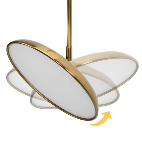 Lampa wisząca LED APP1281-CP Gold slika 2