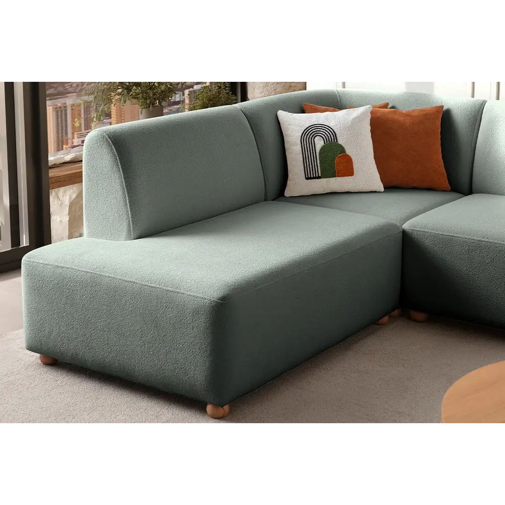 Ugaona Sofa S-Loft Left - boja: morska zelena slika 6