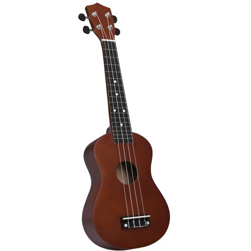 Set dječjeg ukulelea Soprano s torbom boja tamnog drva 23 " slika 16