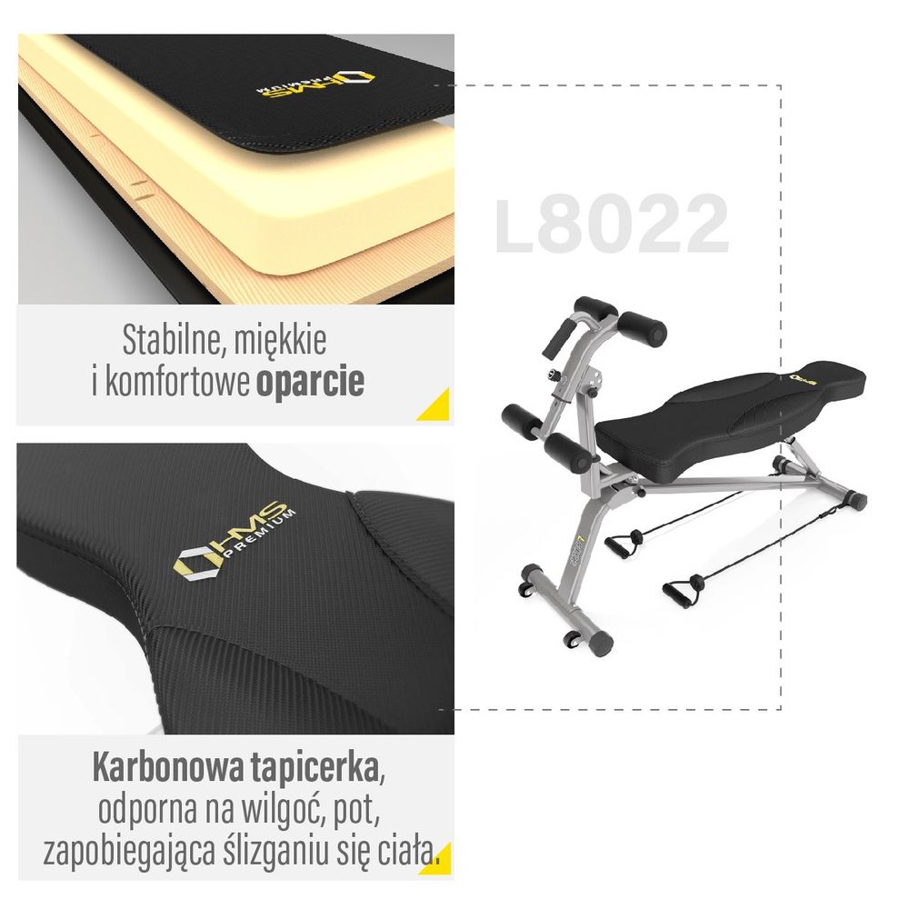 L8022 klupa za vježbanje hms premium slika 2