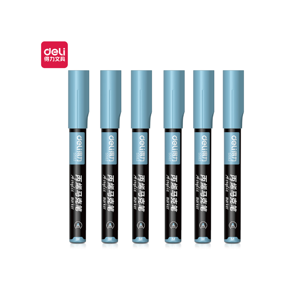 MARKER DELI AKRILNI PASTEL PLAVI B06 S584 B06 slika 1