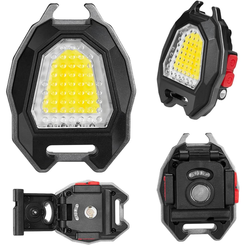 LED lampa privezak, otvarac za flase sa upaljacem, crna slika 4