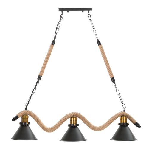 Mauro Ferretti Svjetiljka stropna CUP/ROPE 3 LIGHTS 84x20x88 cm slika 1