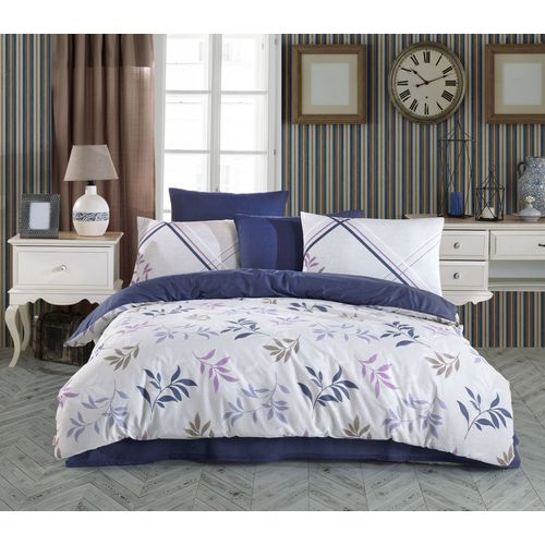 L'essential Maison Belen - Blue Blue
White
Pink Ranforce Double Quilt Cover Set slika 1