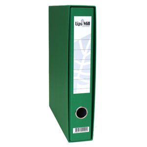 Registrator s kutijom A4, 6 cm, Lipa Mill, zeleni