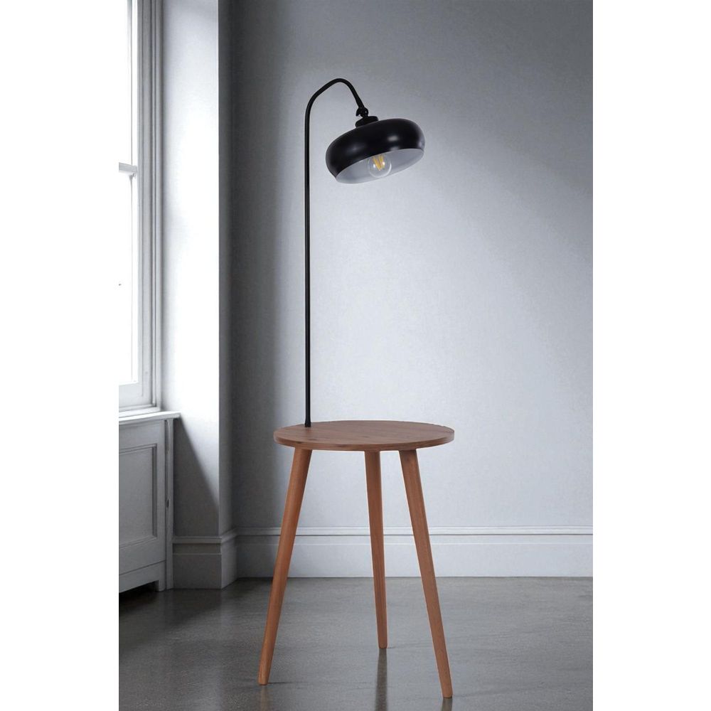 Opviq Podna lampa 791, crna, bukva slika 1
